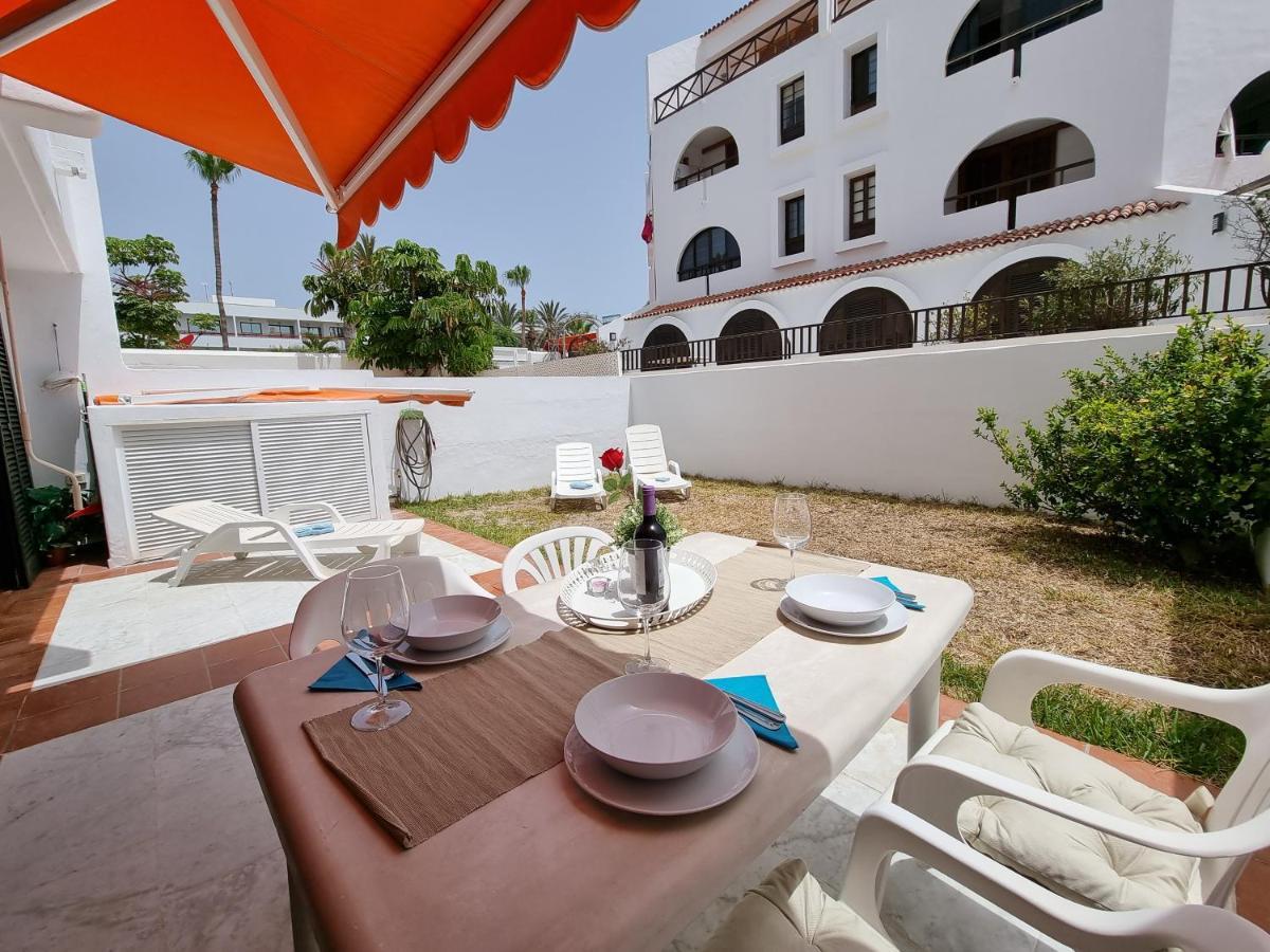 Casa Teide, Ground Floor Apartment Parque Santiago 1, Heated Pool, 100 M To Sea And Beach, Wifi 플라야데라스아메리카스 외부 사진