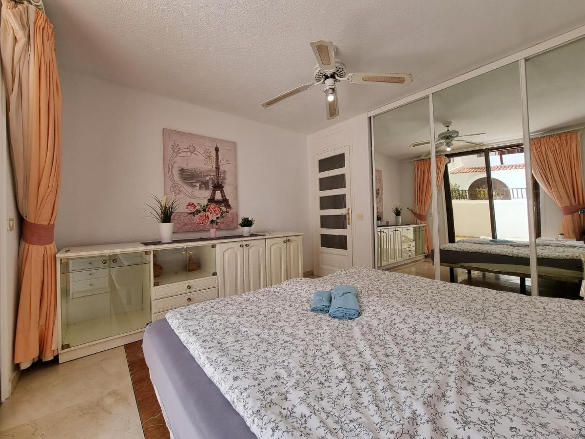 Casa Teide, Ground Floor Apartment Parque Santiago 1, Heated Pool, 100 M To Sea And Beach, Wifi 플라야데라스아메리카스 외부 사진
